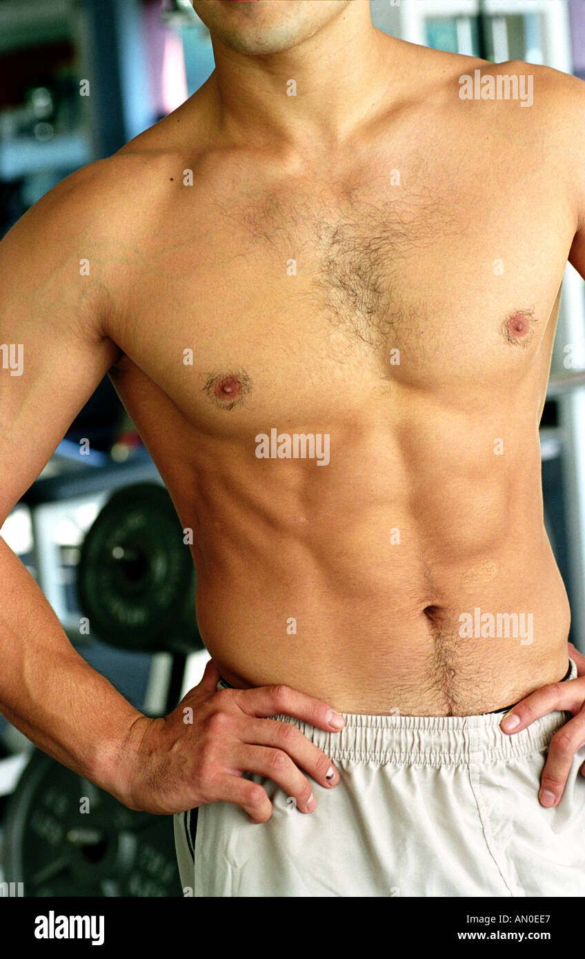 Fit Toned Male Body Stock Photo Alamy