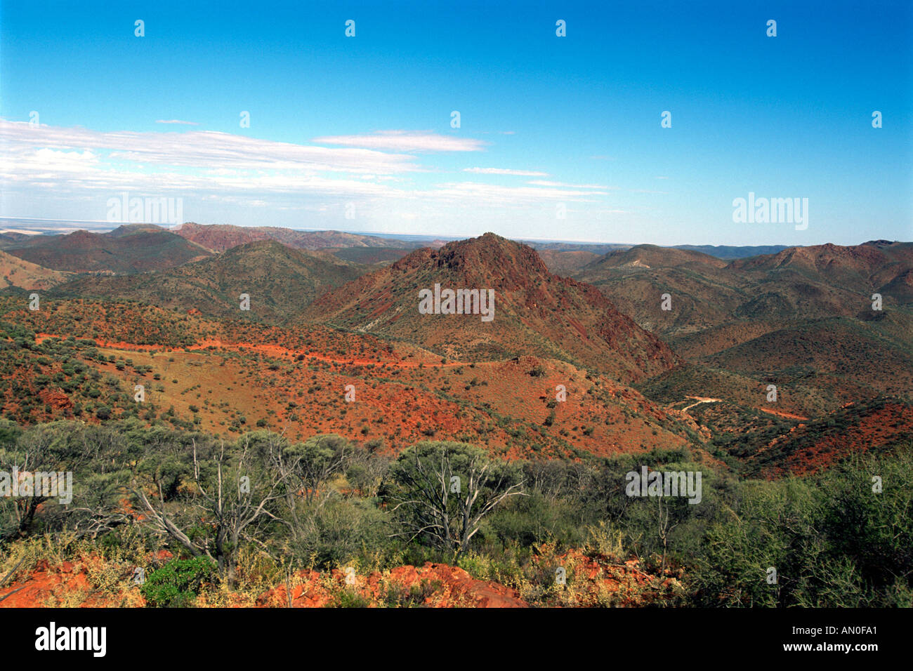 October 1996 Flinders Ranges South Australia Australia Arkaroola Stock Photo