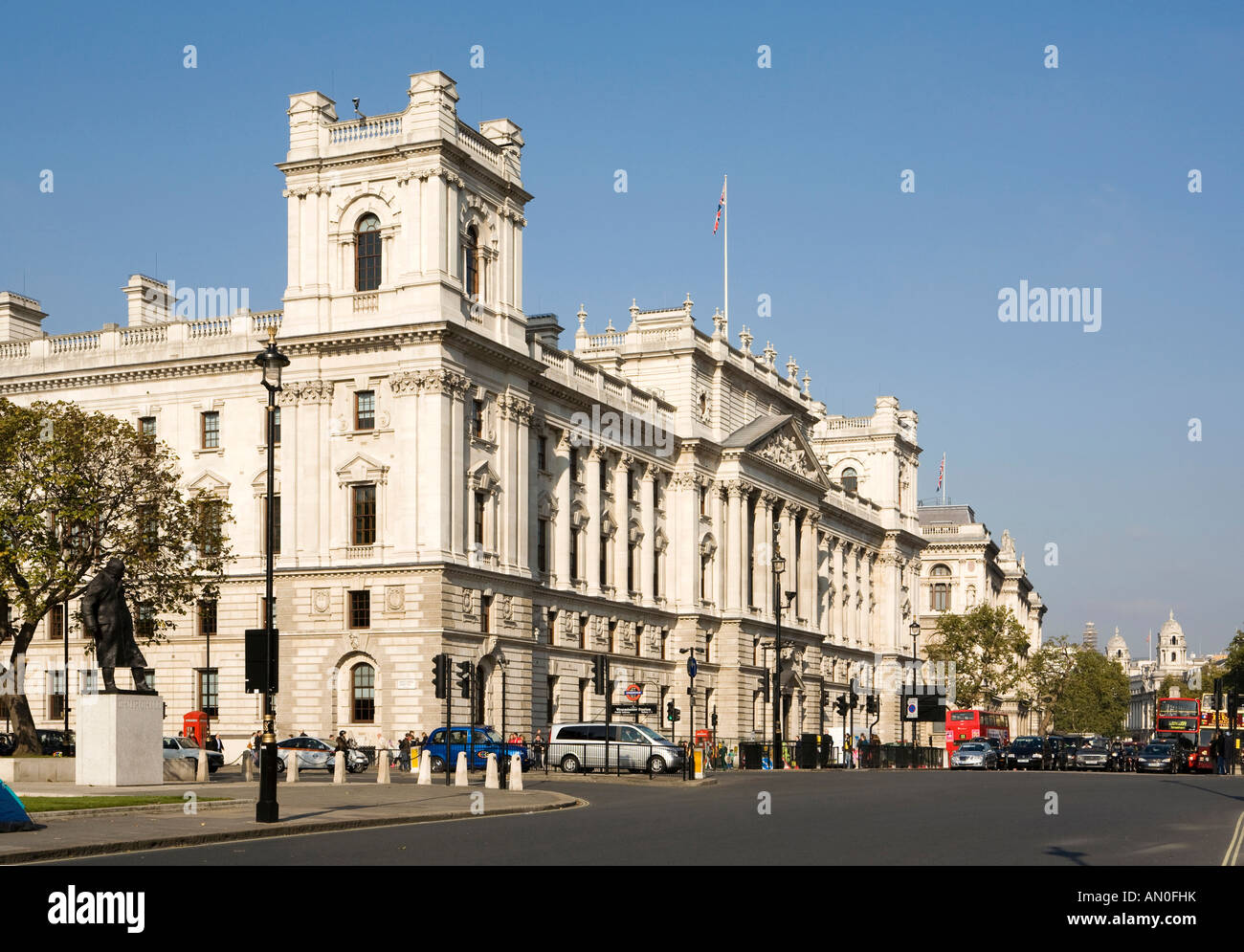 Treasury building london hi-res stock photography and images - Alamy