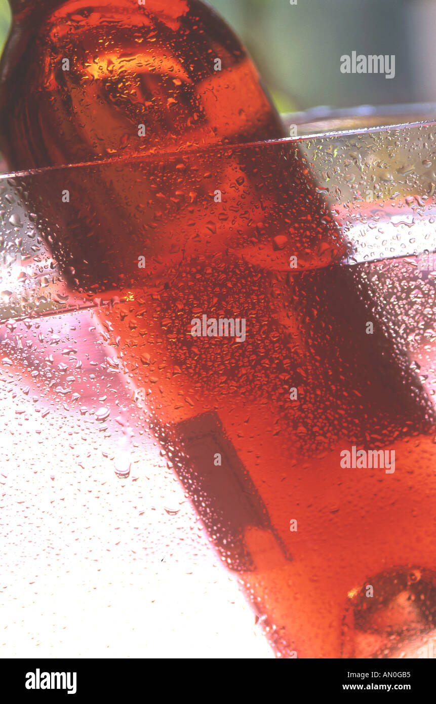 French wine rose from Anjou Stock Photo Alamy