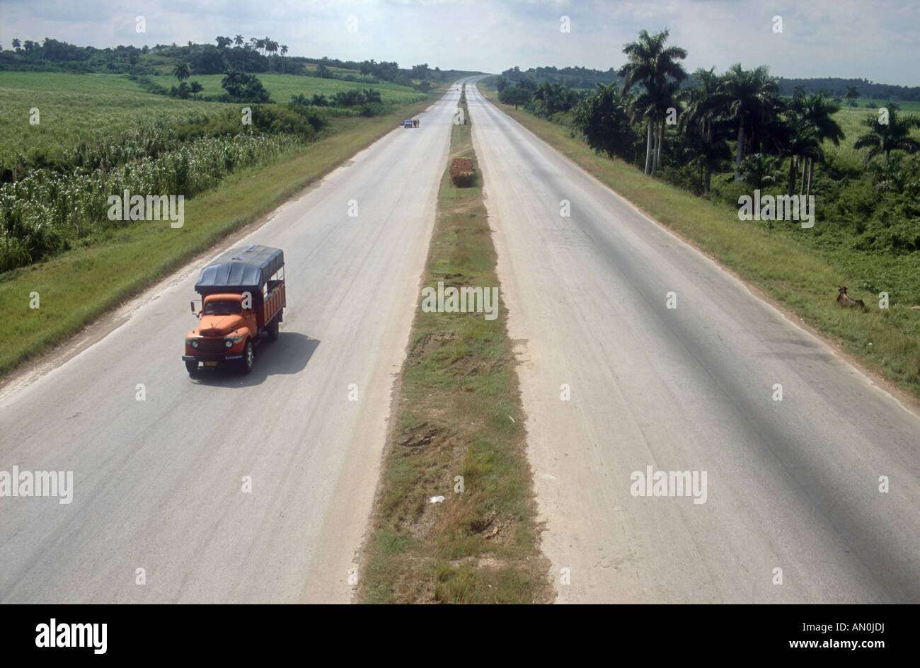 Lorry travelling along motorway in Cuba Stock Photo Alamy Lorry travelling along motorway in Cuba Stock Photo Alamy