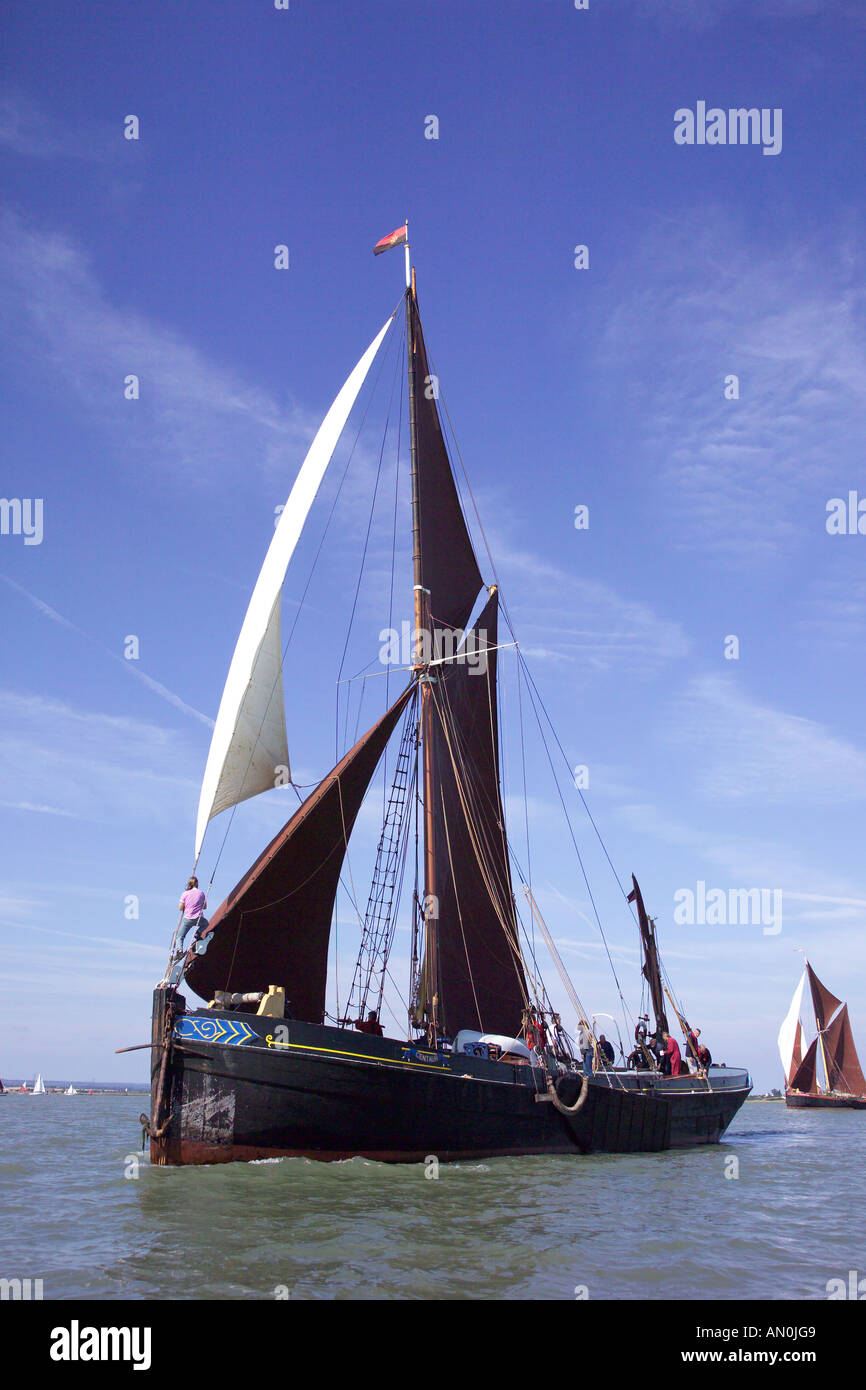 Swale Smack and Barge Match thames barges and traditonal sailing smacks