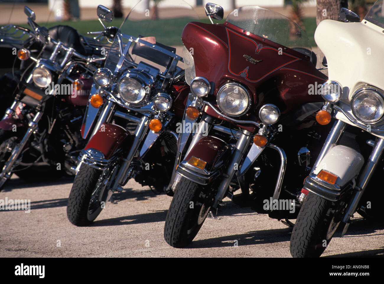 Daytona Beach Florida fl bike week motorcycle party festival Stock