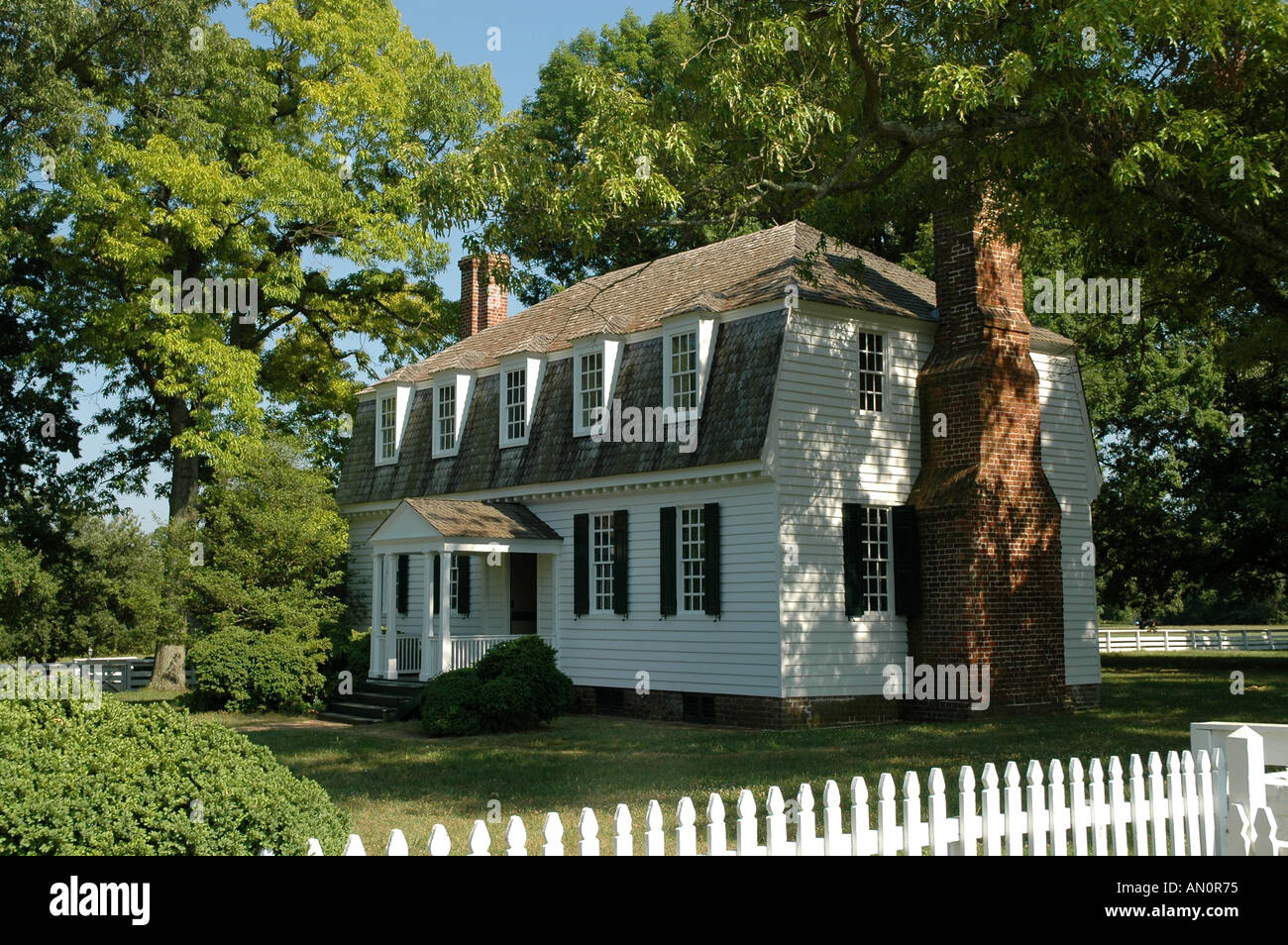 virginia va usa yorktown moore house colonial national historic park ...