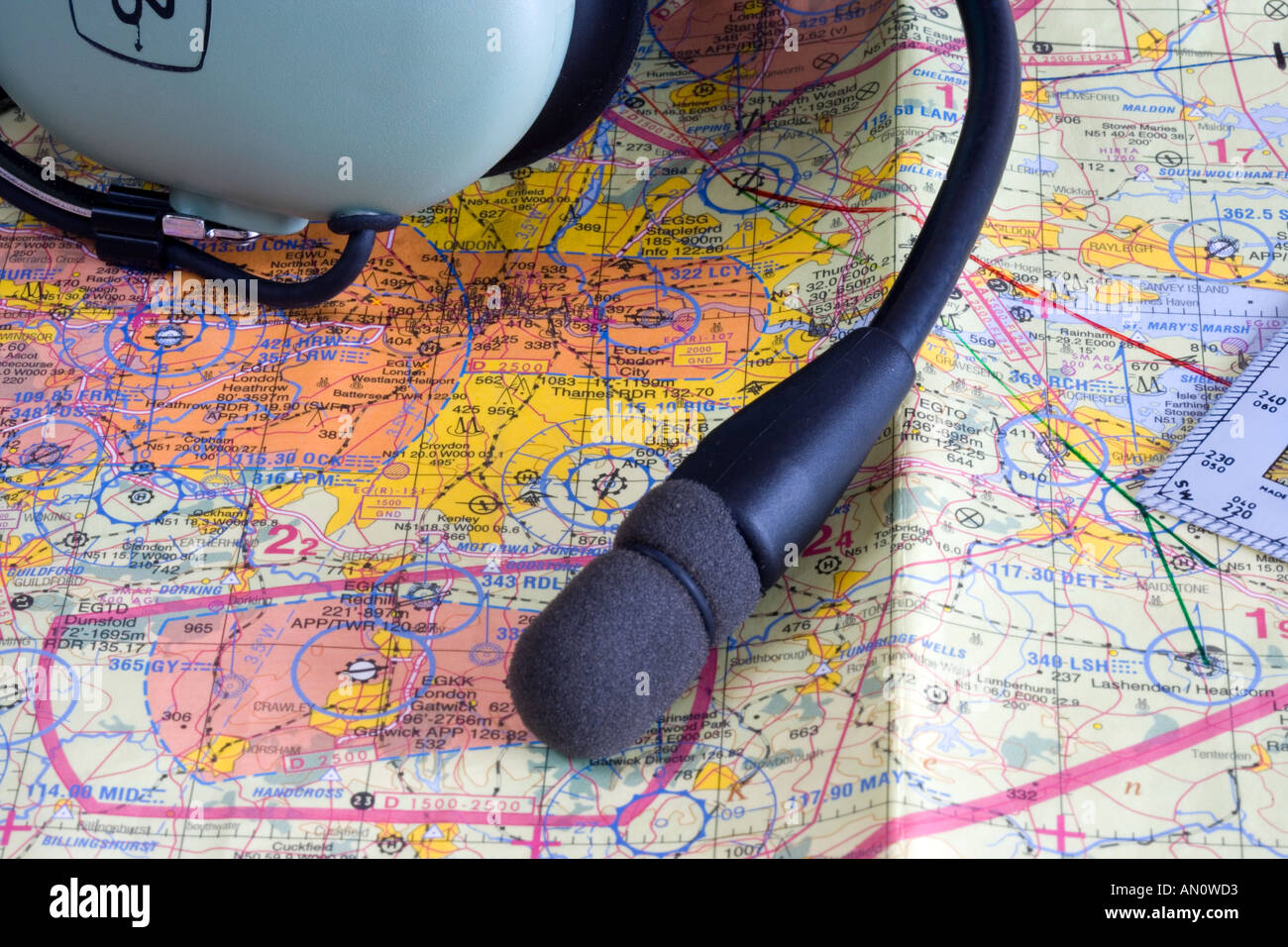 Aviation map hires stock photography and images Alamy