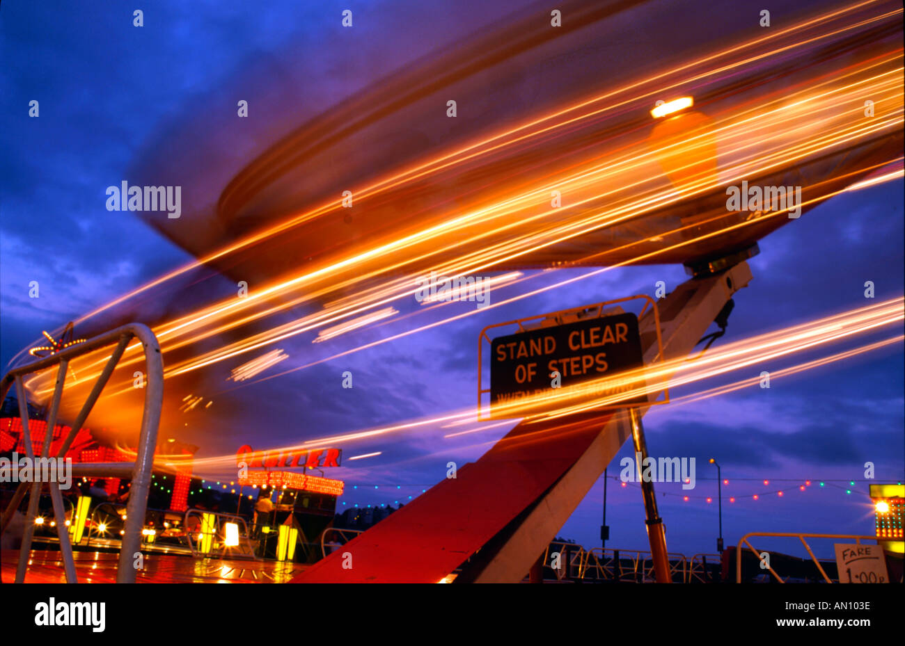 Fairground Attraction Stock Photo Alamy
