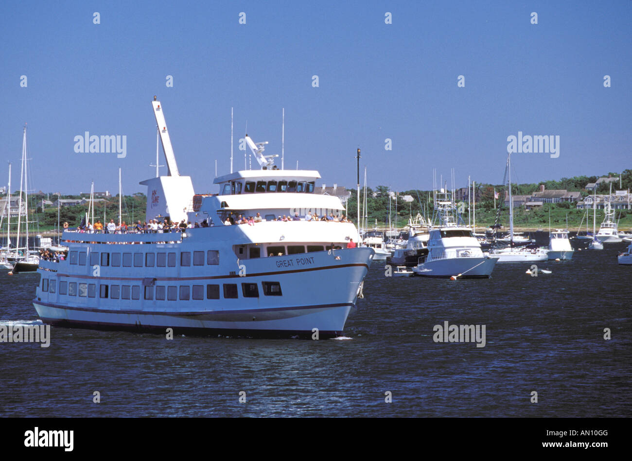 North America, USA, Massachusetts, Nantucket Island. Nantucket Ferry