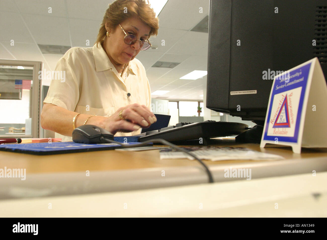 Social security benefits usa people hires stock photography and images