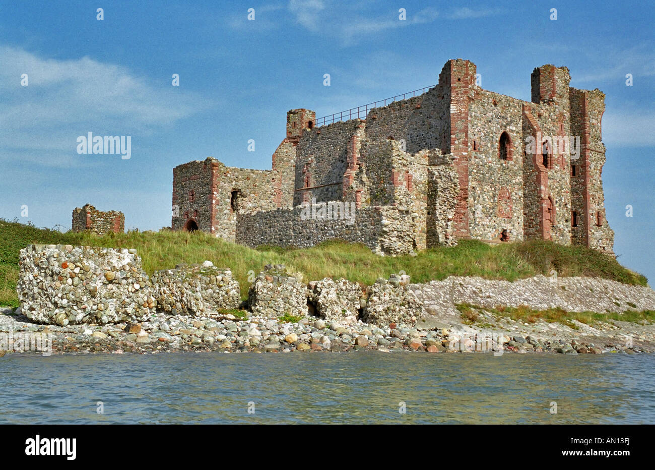 Piel Castle on Piel Island taken from the sea Stock Photo Alamy