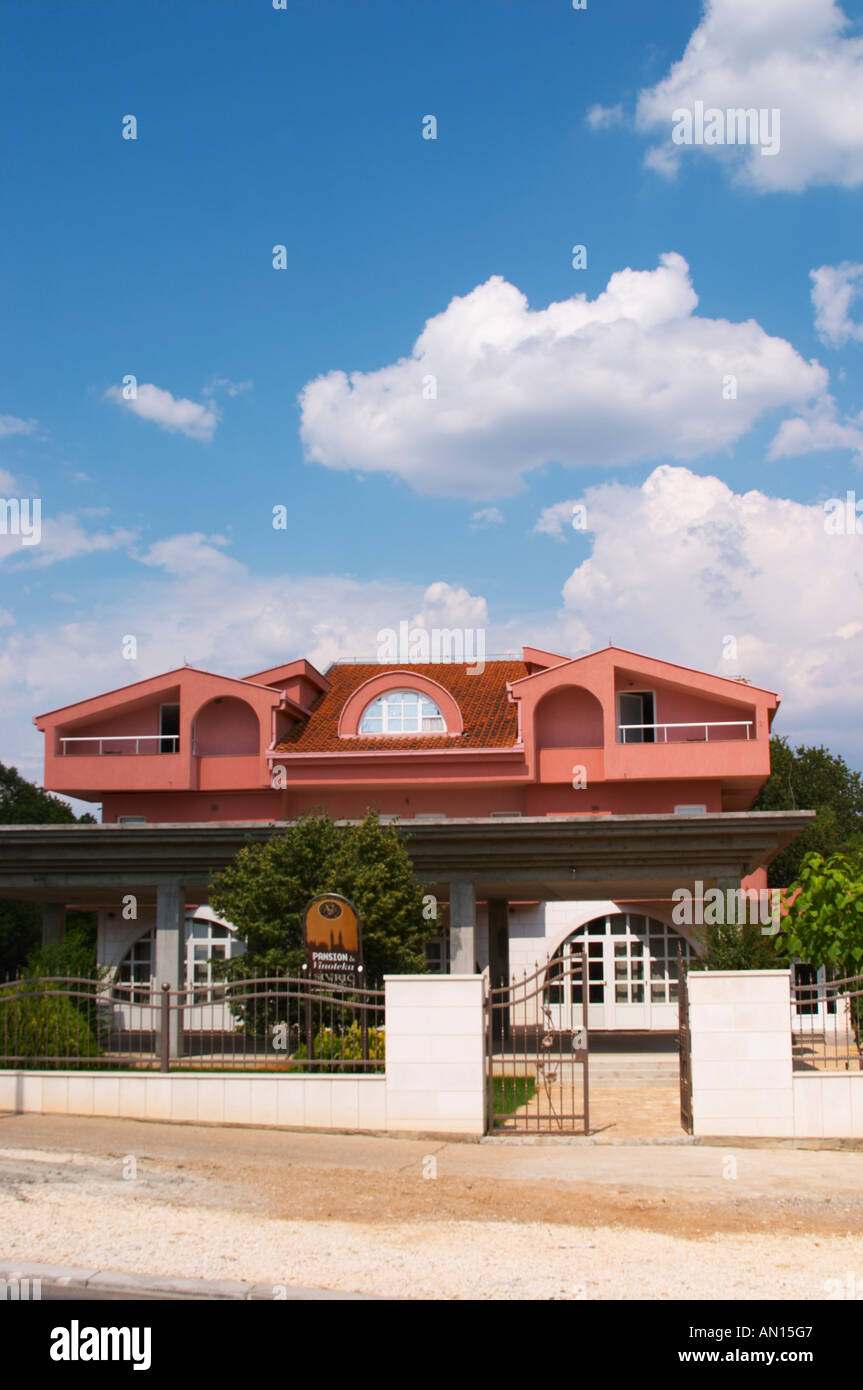 The winery, restaurant and auberge building. Podrum Vinoteka Sivric winery, Citluk, near Mostar