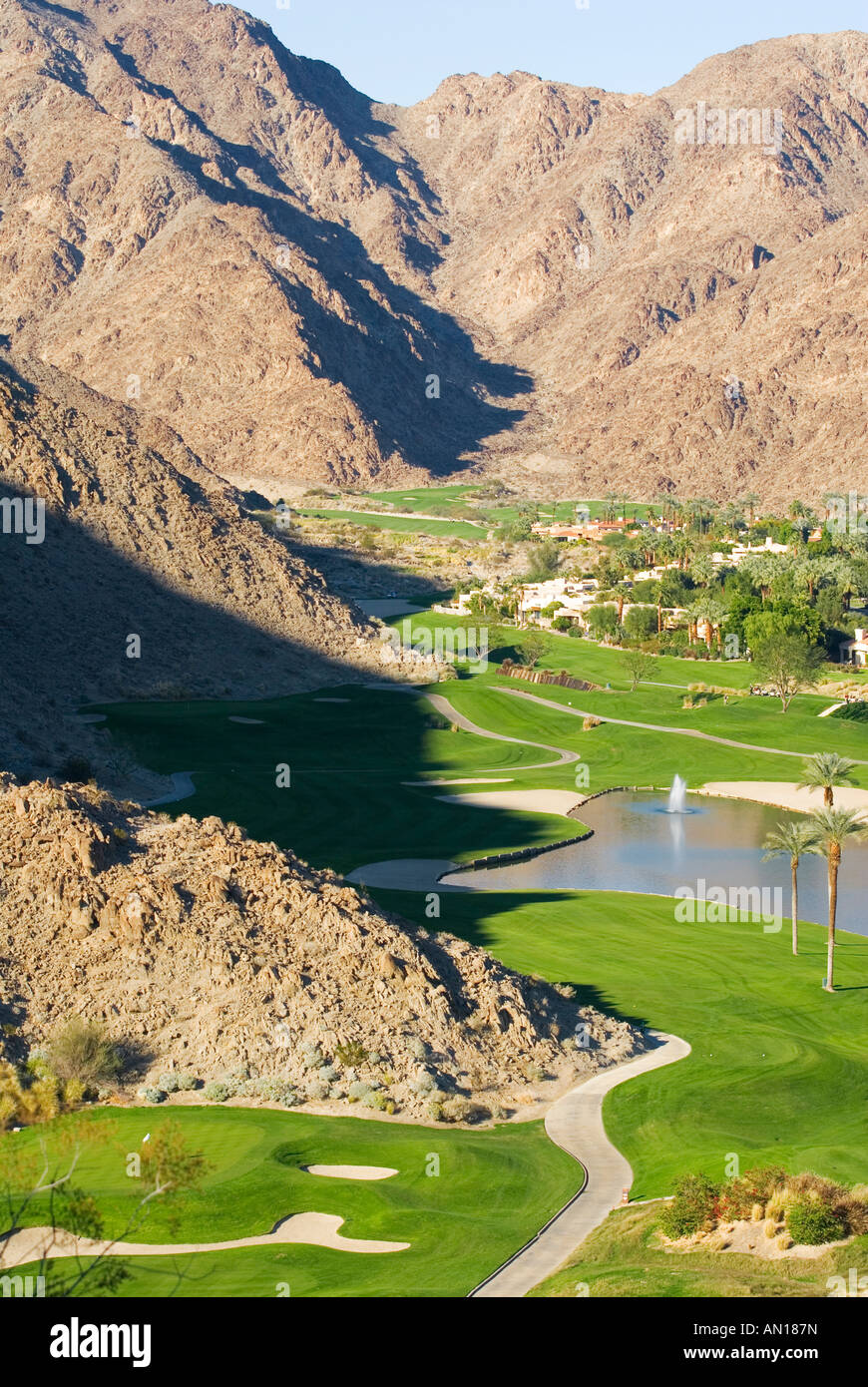 Mountain golf course La Quinta Resort La Quinta California Stock Photo Mountain golf course La Quinta Resort La Quinta California Stock Photo