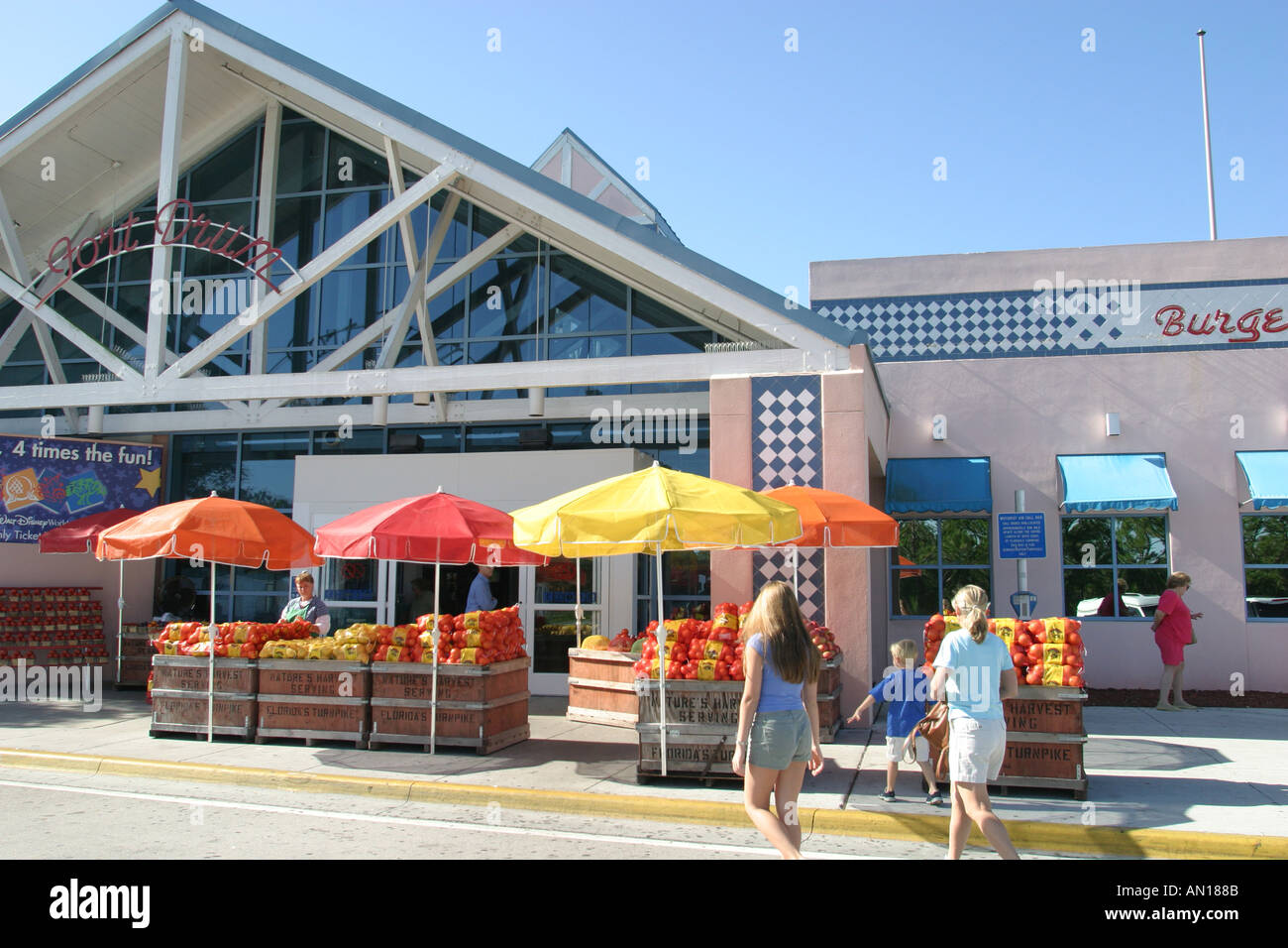 Florida Okeechobee County,Florida's Turnpike,Fort Drum Rest Stop,citrus