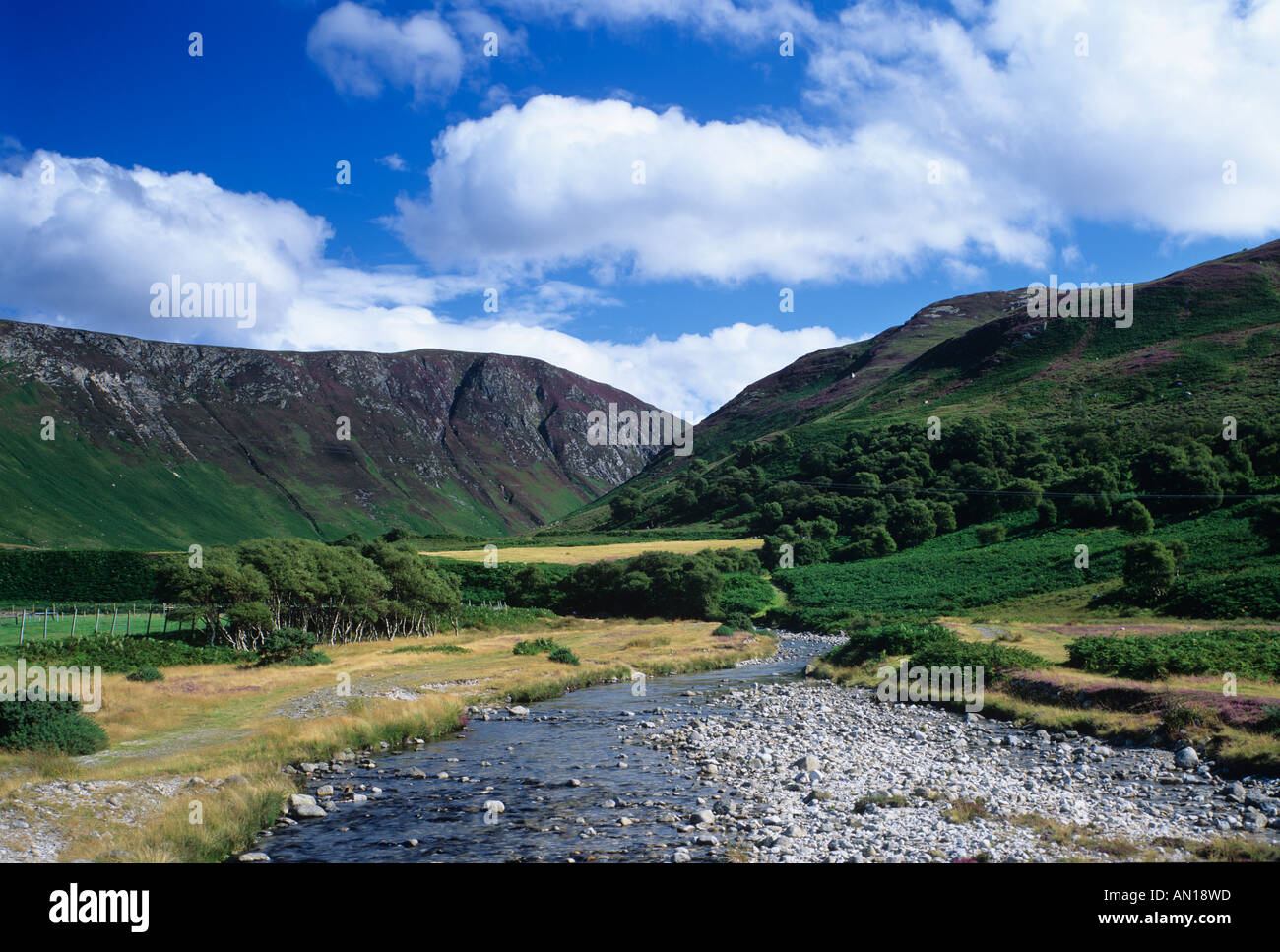 Arran Scotland Valley Glen Stock Photos Arran Scotland Valley