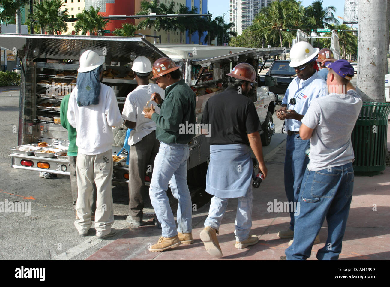 Miami Beach Florida,under new construction site building builder