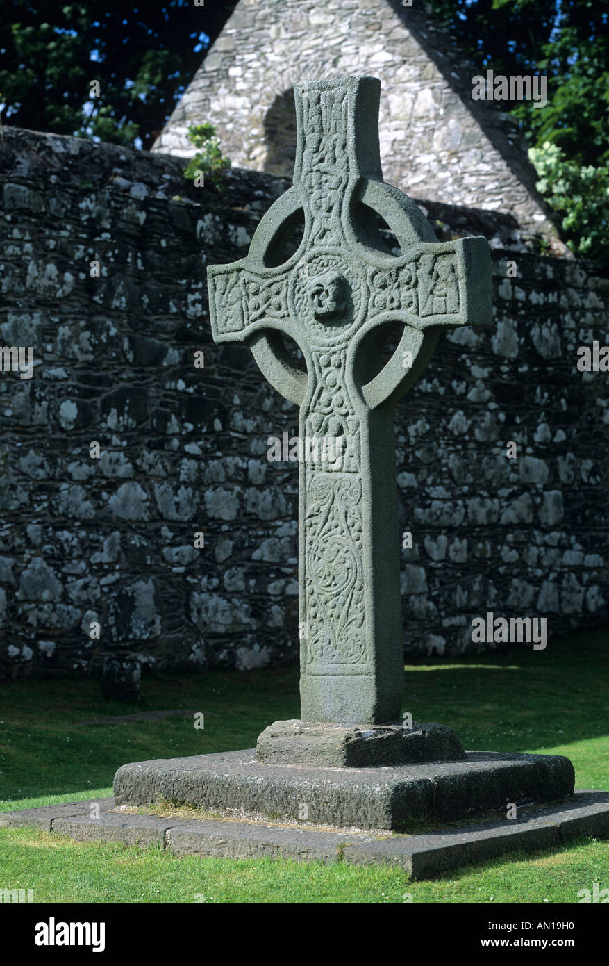 Kildalton Cross Islay Inner Hebrides Argyll Scotland UK Stock Photo