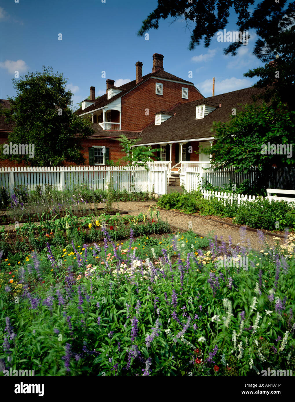 Herb Garden & Rapp Houses; Old Economy Village, Ambridge (Harmonists