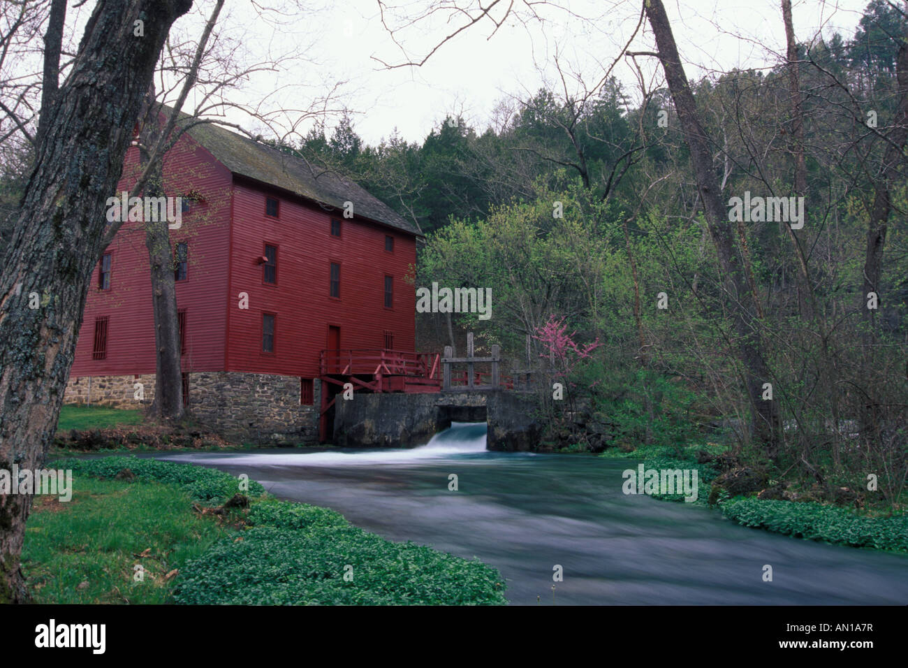 Alley Spring Mill near Eminence, MO Stock Photo Alamy
