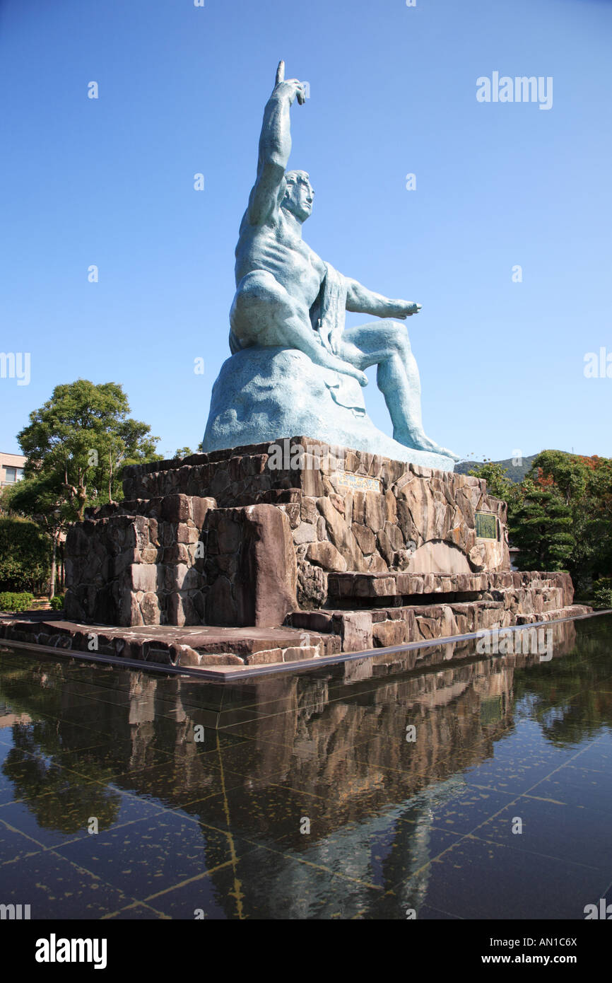 Peace Statue, Nagasaki, Japan Stock Photo Alamy