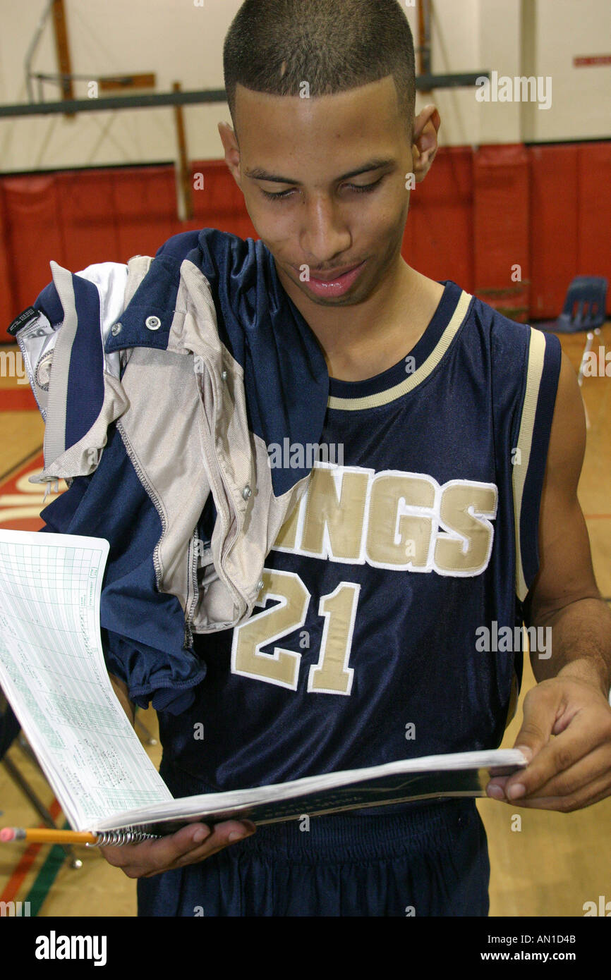 Miami Florida,Little Haiti,Edison High School,campus,basketball game vs