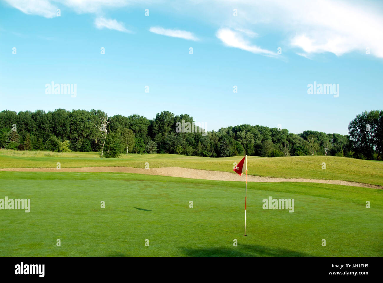 Golf Golfing Golfsport Stock Photo