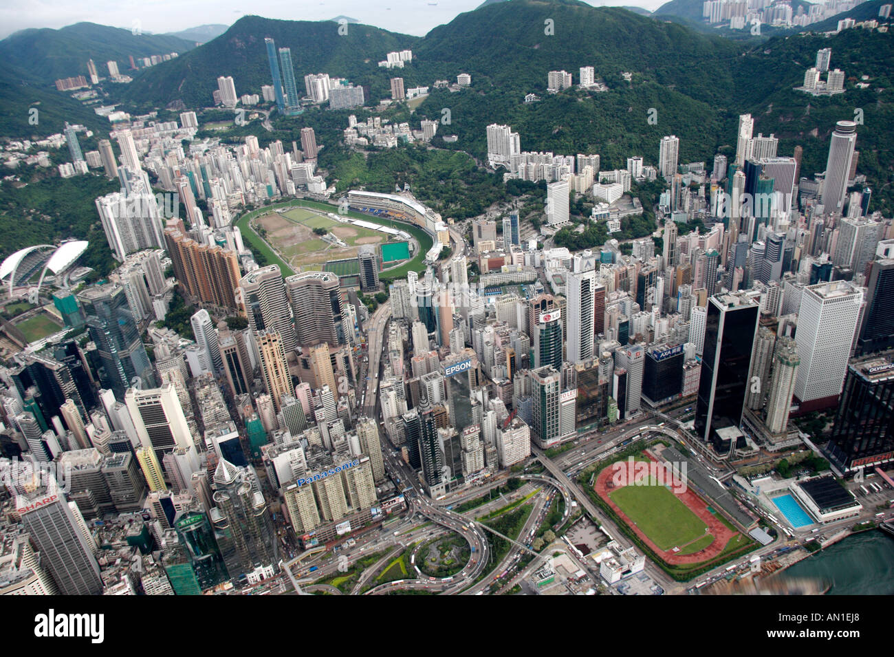 Happy Valley Racecourse Hong Kong From The Air Stock Photo Alamy Happy Valley Racecourse Hong Kong From The Air Stock Photo Alamy