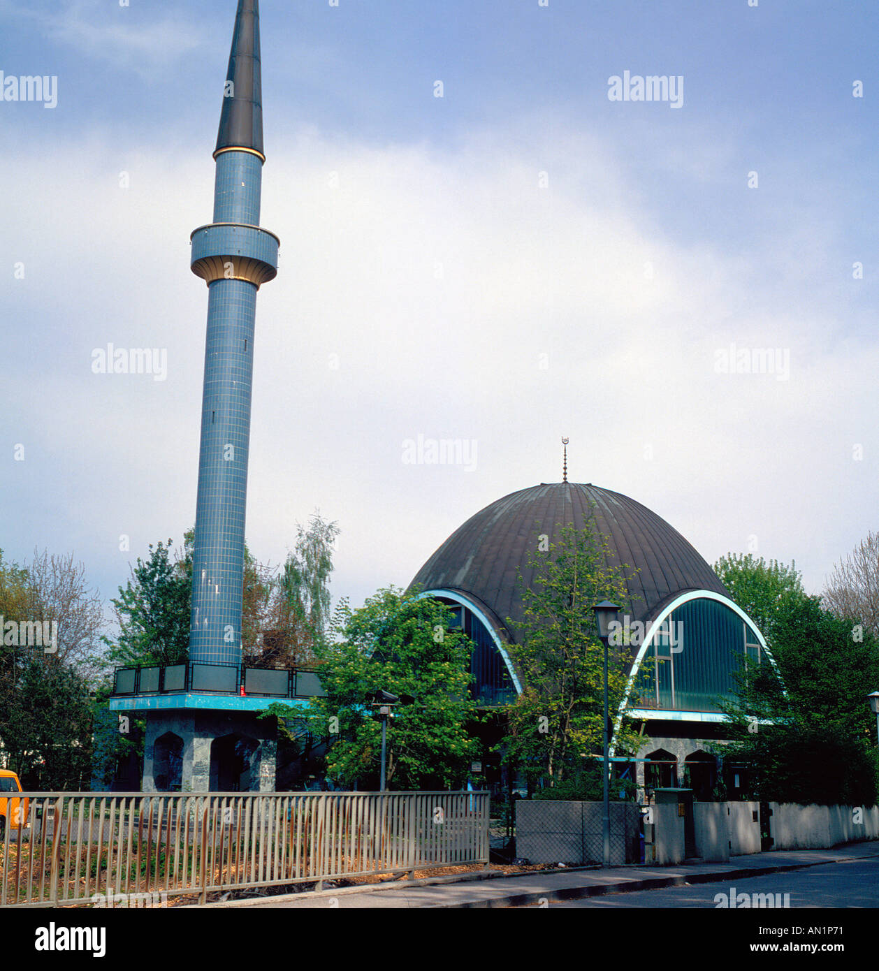Islamisches Zentrum Munich north Bavaria Germany Europe. Photo by Willy Matheisl Stock Photo
