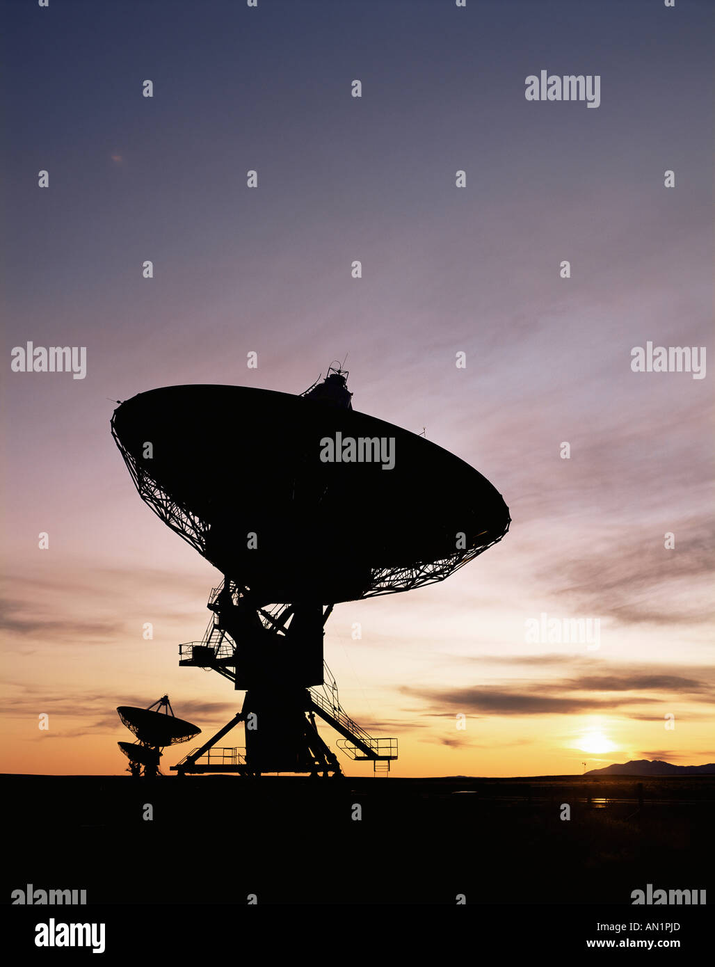 USA, New Mexico,Socorro,The Very Large Array Radio Telescopes Stock Photo