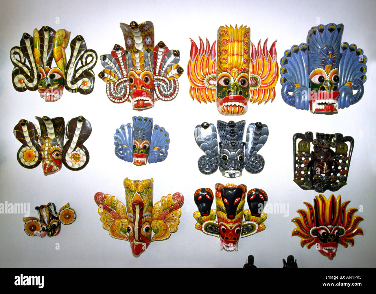 Sri Lanka Crafts Traditional Masks by M H Mettananda