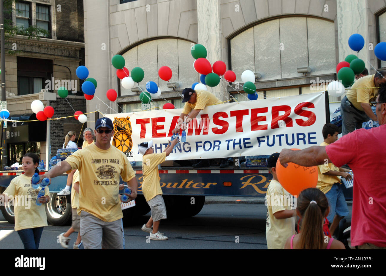 Labor Day parade in downtown Rochester, New York Stock Photo Alamy