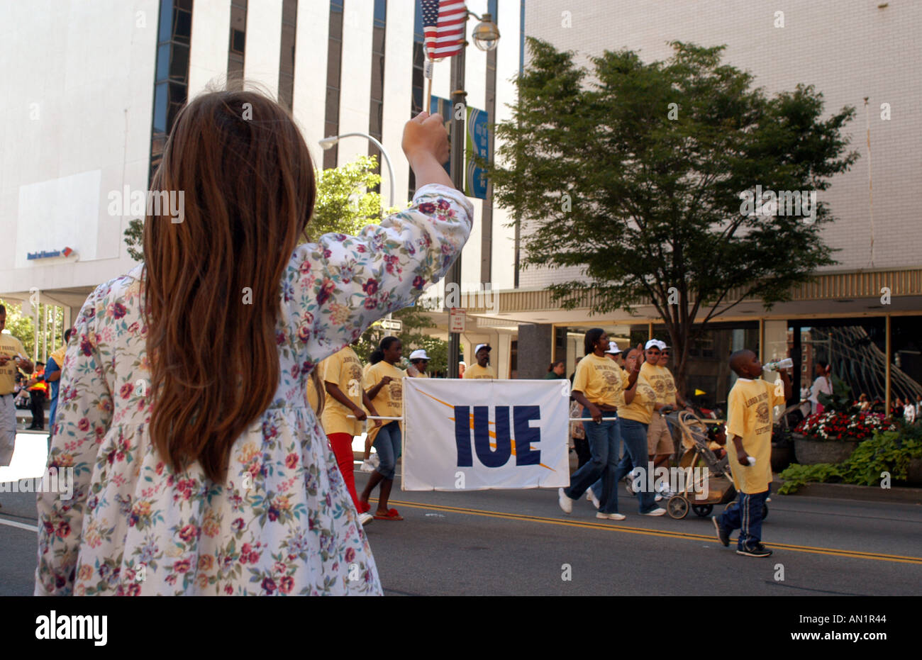 Labor Day parade in downtown Rochester, New York Stock Photo Alamy