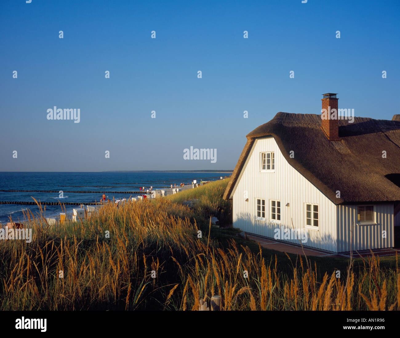 House By The Sea At Ahrenshoop Mecklenburg Vorpommern Darss Baltic