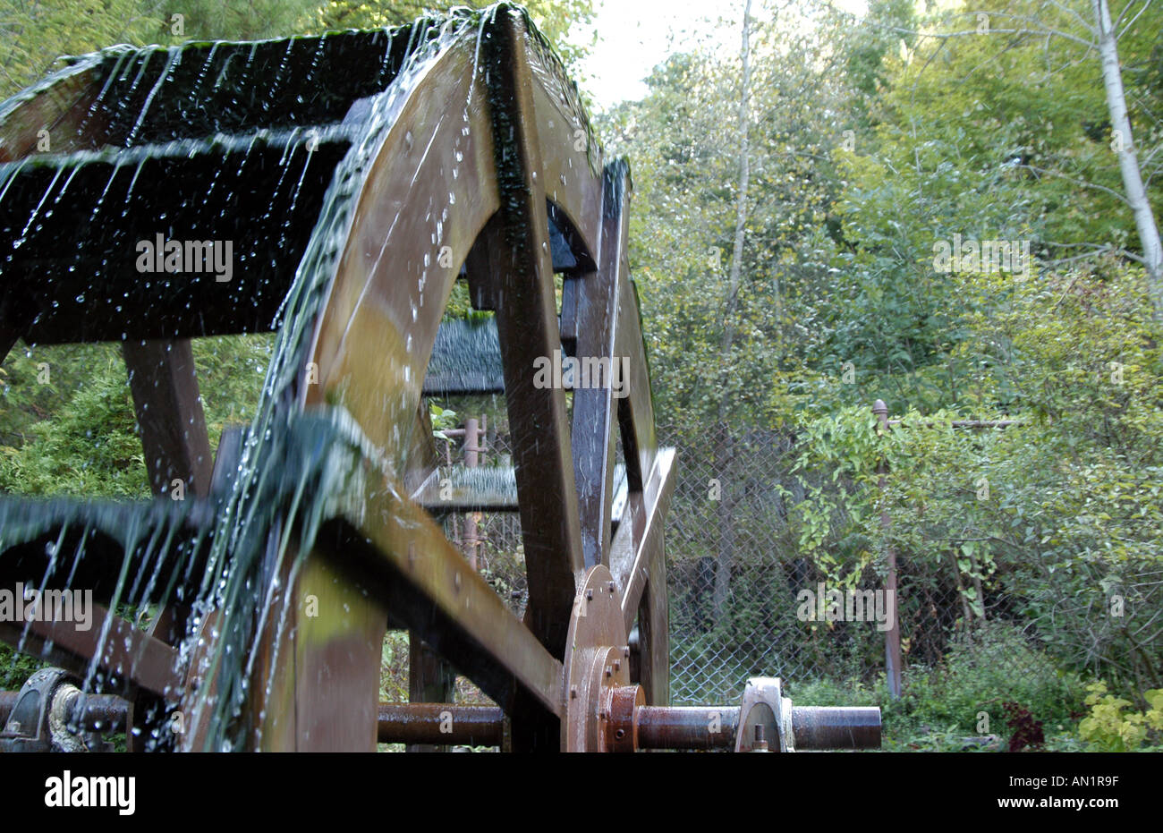 Powdermill Park watermill Stock Photo Alamy