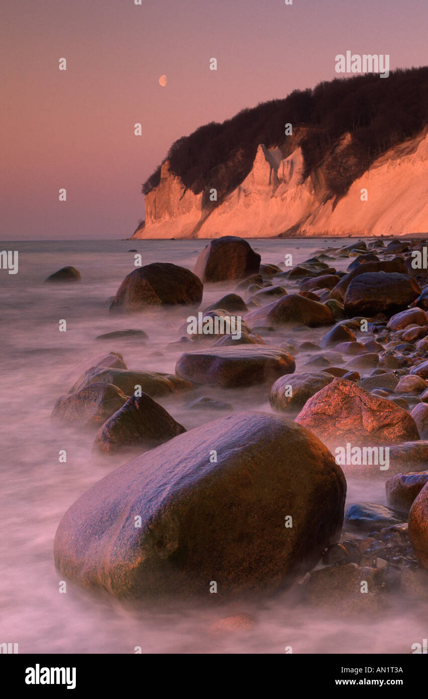 Chalk Cliff Coast / Kreidefelsen Stock Photo