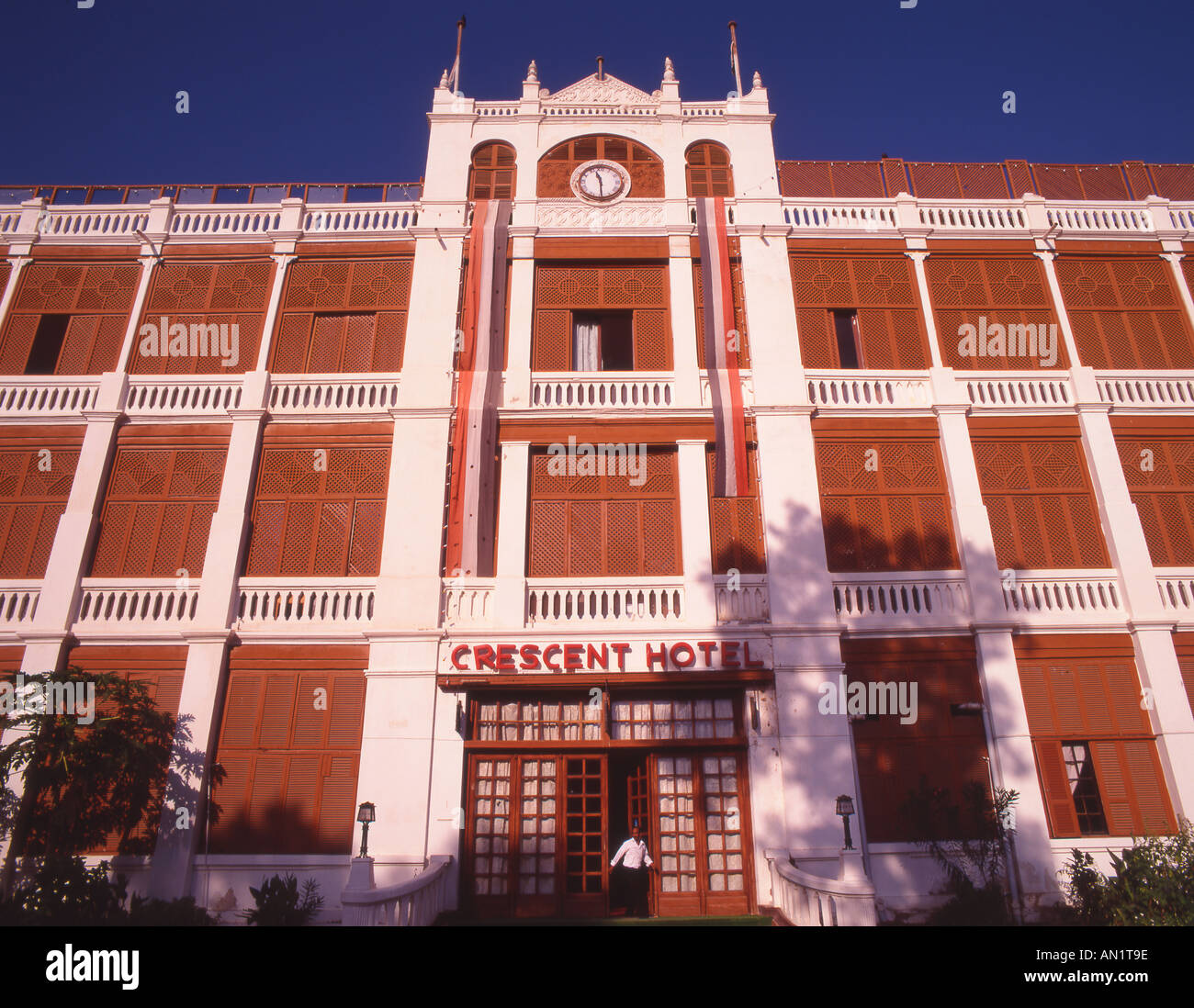 Yemen Aden Crescent Hotel Stock Photo Alamy