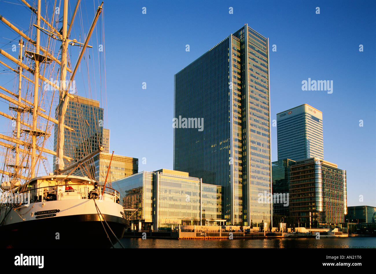 England, London, Docklands, West India Dock Stock Photo Alamy
