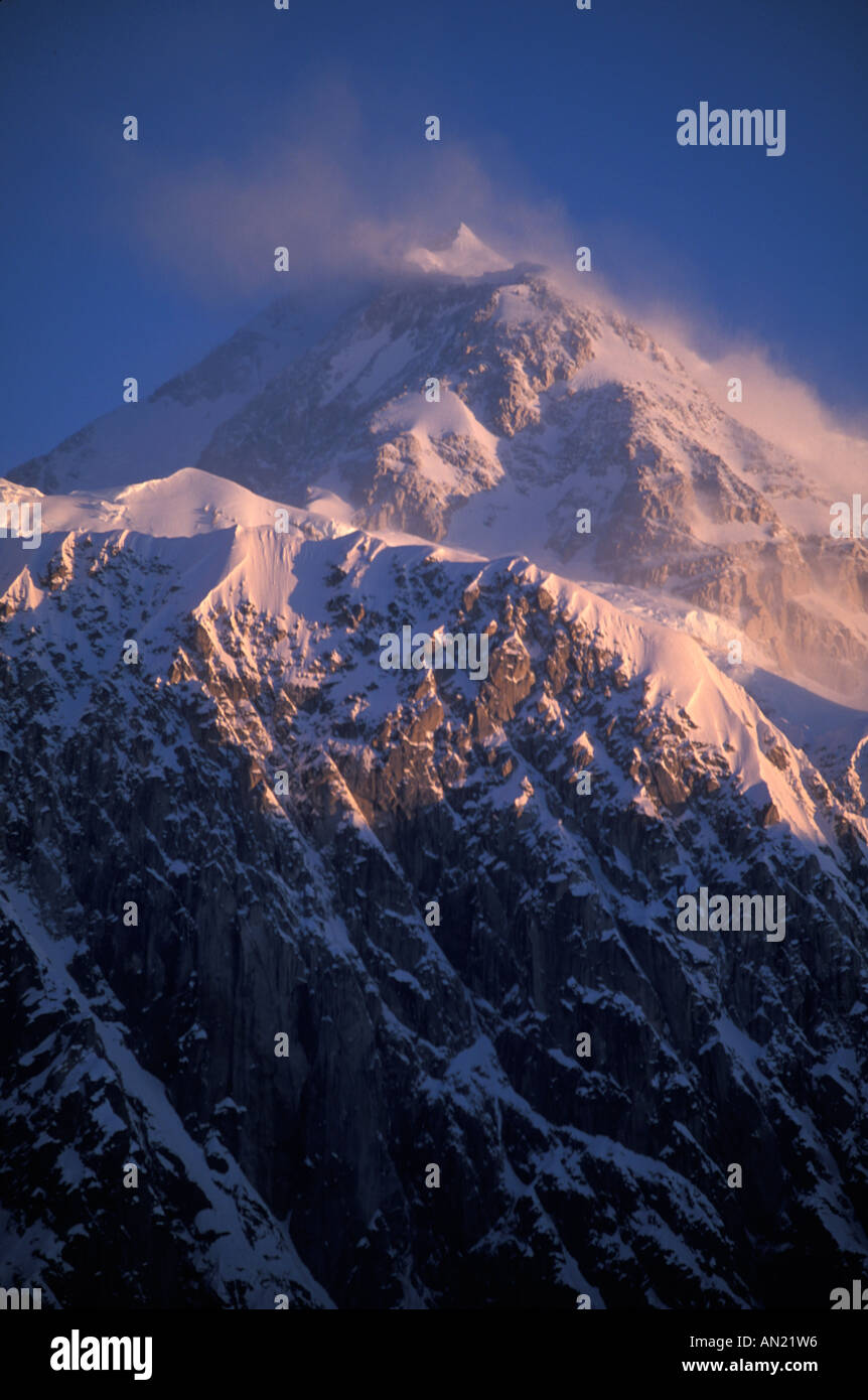 Denali (Mt. McKinley) Alaska Stock Photo