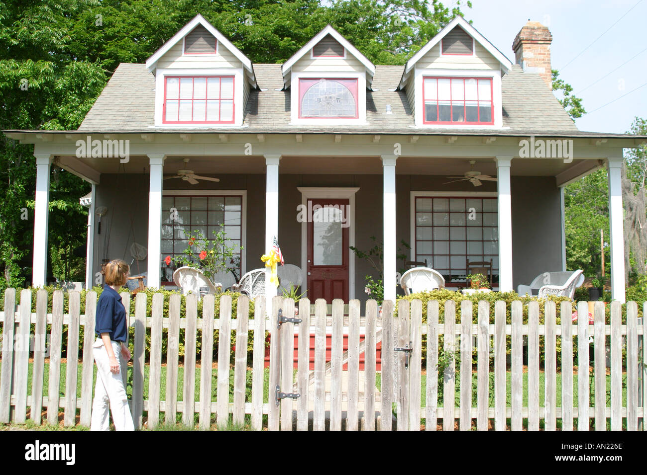 Louisiana Madisonville,historic town along Tchefuncte River water
