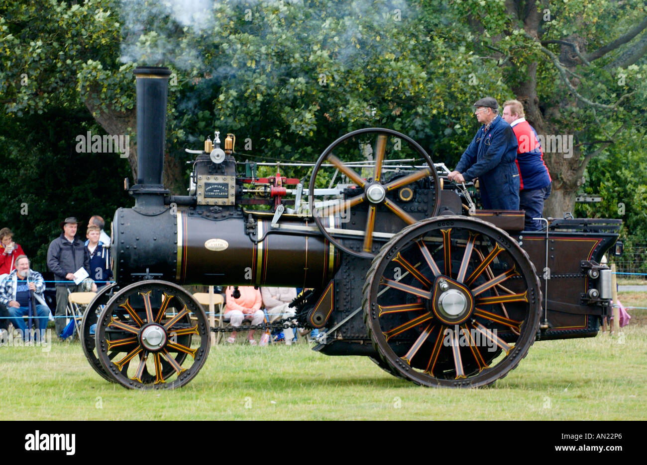 Fowler Traction Engine Registration number MO 780 Tommy Works number 15710 built in 1922 at Vintage steam rally UK Stock Photo