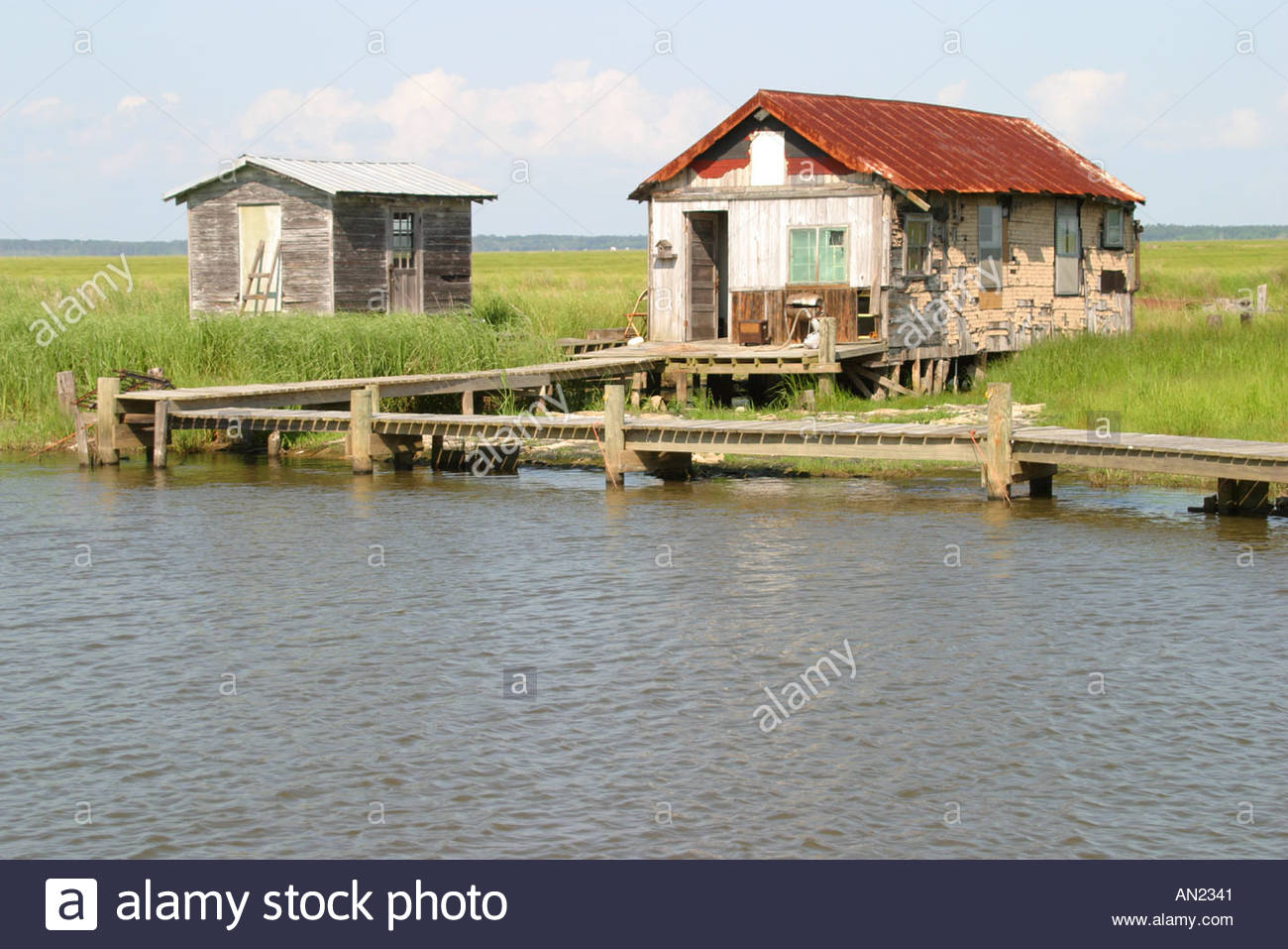 Louisiana St. Tammany Parish Slidell fishing camp Stock Photo 1385280 Alamy