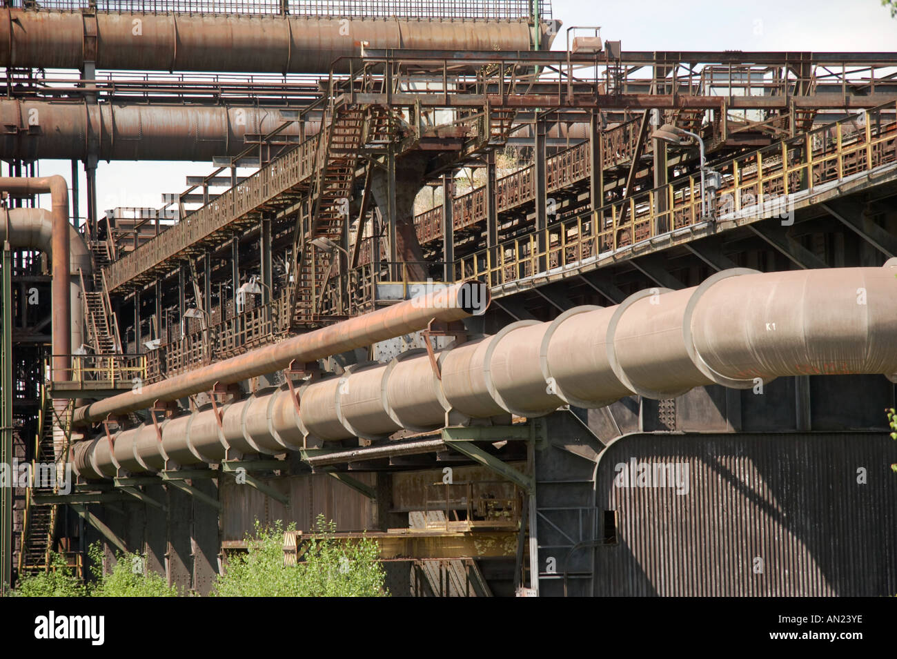 Old rusty pipework Stock Photo Alamy