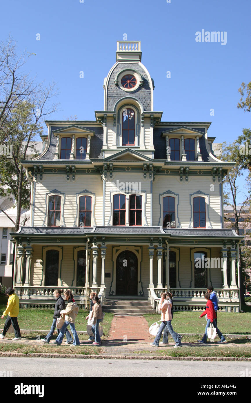 Raleigh North Carolina,Blount Street,historic Victorian style home