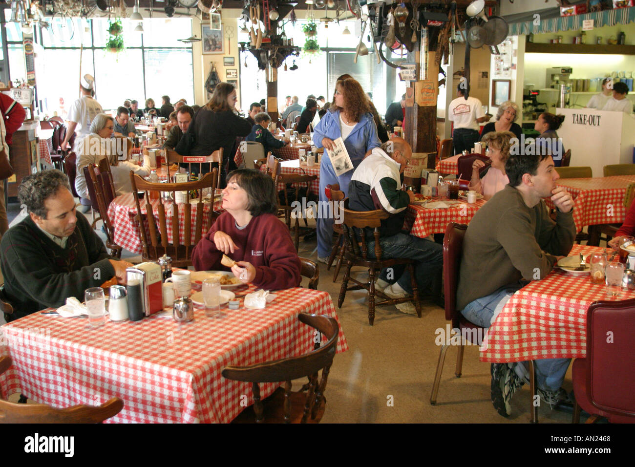 Raleigh North Carolina,City Market,marketplace,Big Ed's,restaurant restaurants food dining cafe cafes,Southern style cooking,NC 102503 0002 Stock Photo