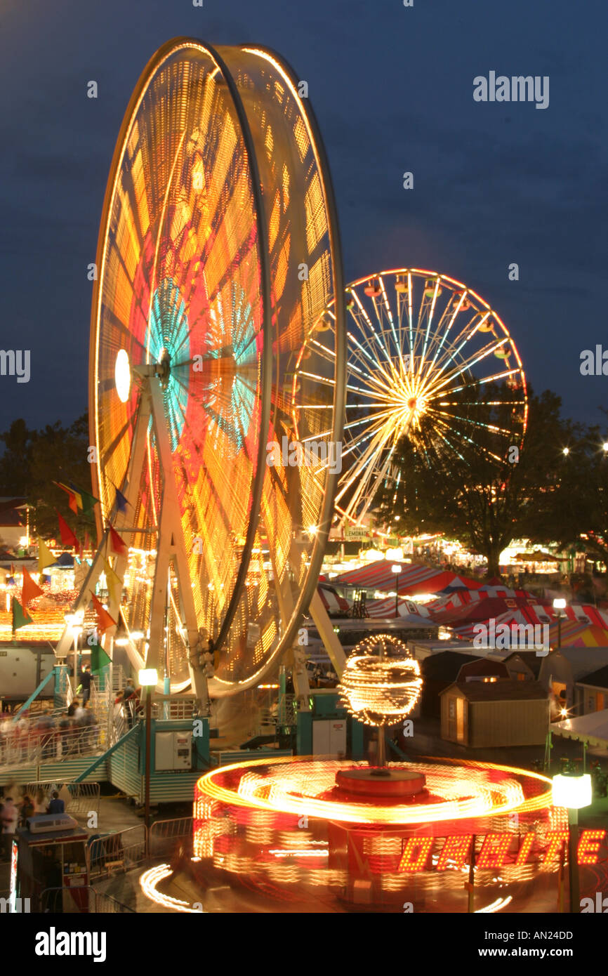 Raleigh North Carolina,North Carolina State Fair,Ferris Wheels,carnival