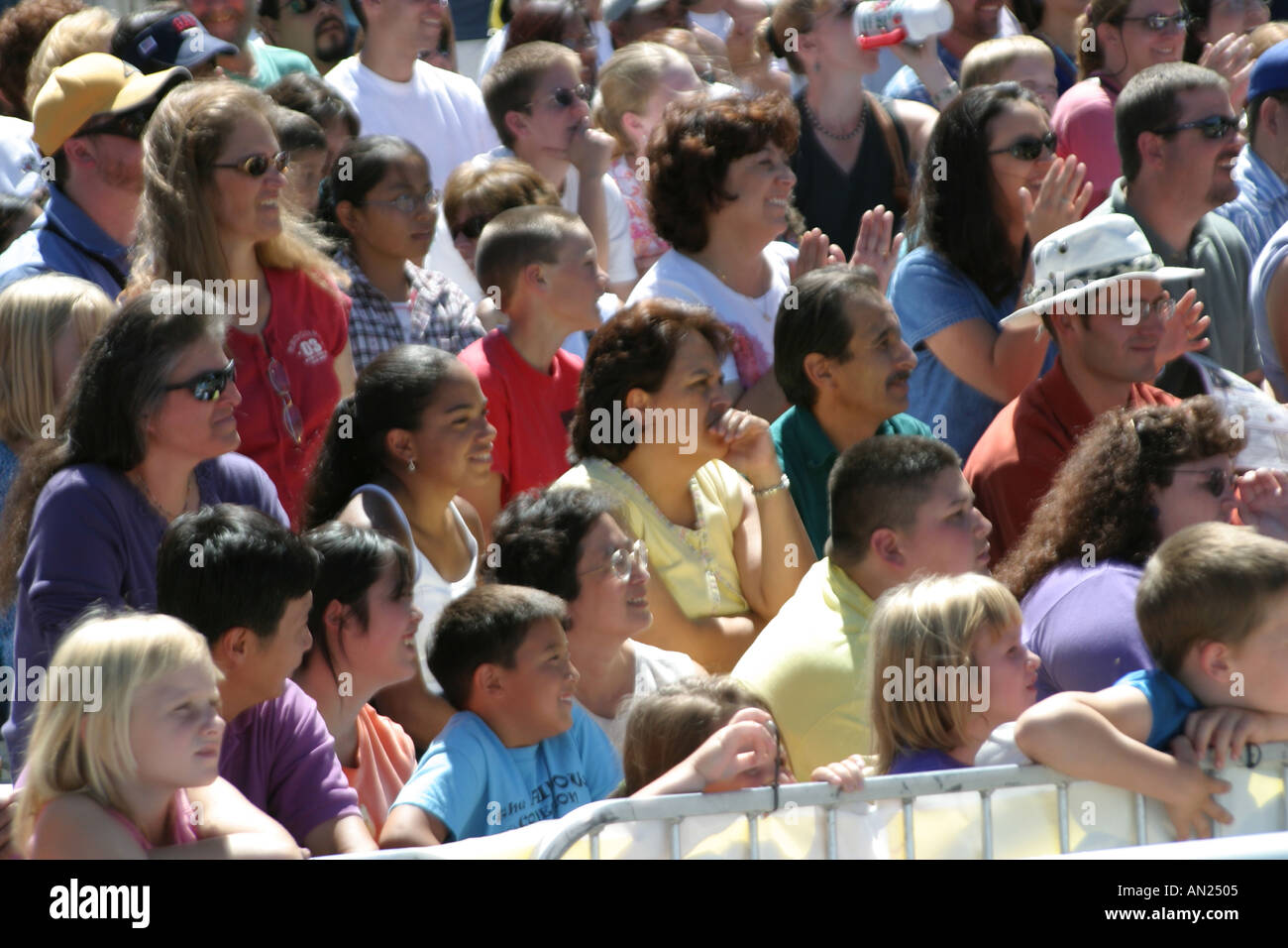 Albuquerque New Mexico,New Mexico State Fair,audience,crowd,NM091303 T0036 Stock Photo