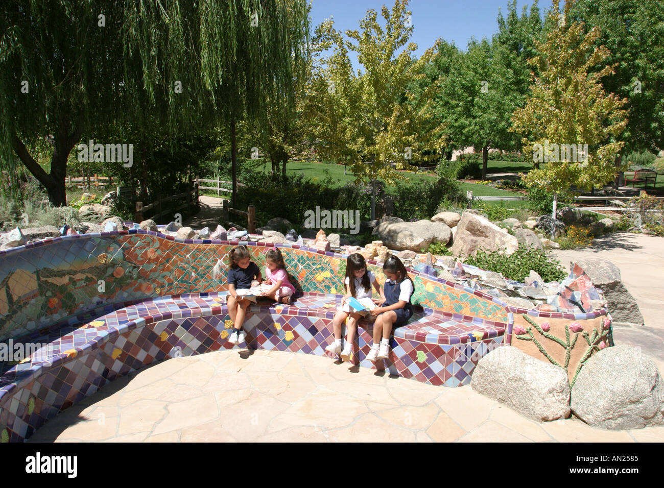 Albuquerque New Mexico,Biological Park,Rio Grande Botanic Garden,Children's Fantasy Garden,NM091603 W0013 Stock Photo