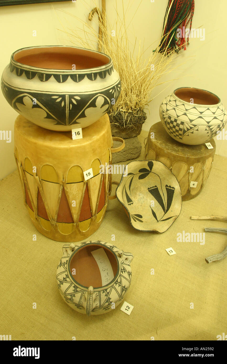 Albuquerque New Mexico,Indian Pueblo Cultural Center Museum,history,collections,exhibit exhibition collection,promote,product products display sale,ed Stock Photo