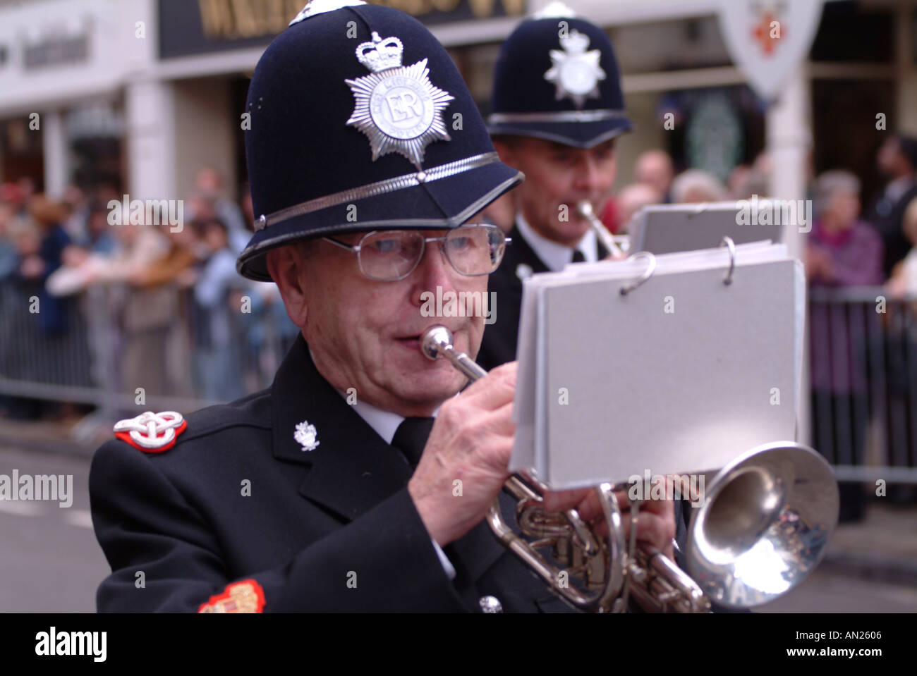 Blowing his own trumpet hires stock photography and images Alamy