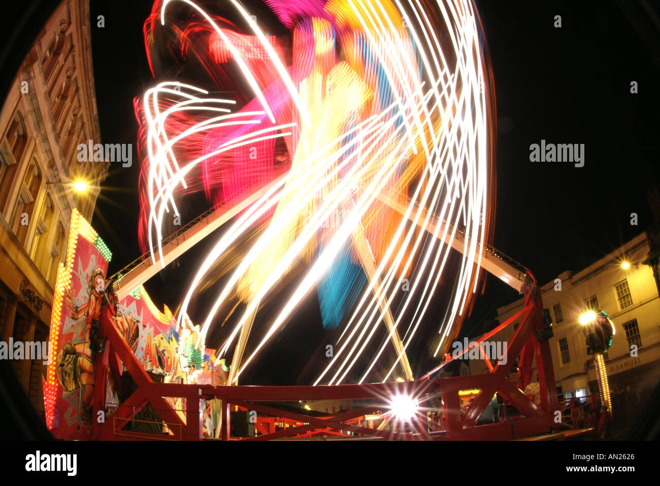 The Mop Fair in Stratford Stock Photo Alamy
