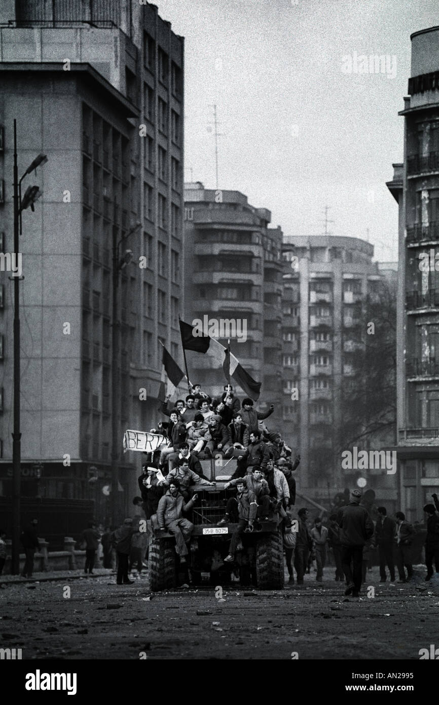 24 12 1989 Bucharest Romania The Romanian Revolution With The Army And ...