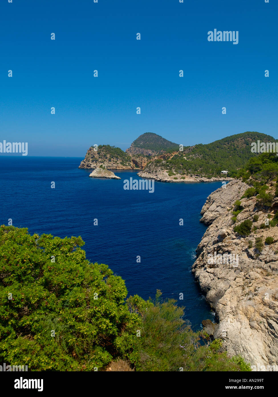 The Landscape Around Ses Fontanelles, Stock Photo